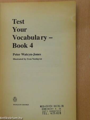 Test Your Vocabulary - Book 4