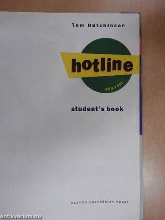 Hotline - Starter - Student's Book