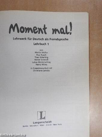 Moment mal! 1 - Lehrbuch 