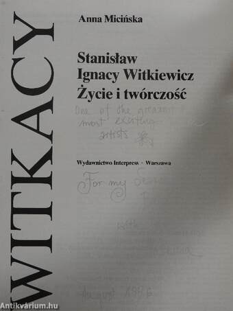 Stanislaw Ignacy Witkiewicz