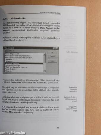 Excel táblázatkezelő a gyakorlatban