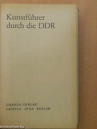 Kunstführer durch die DDR