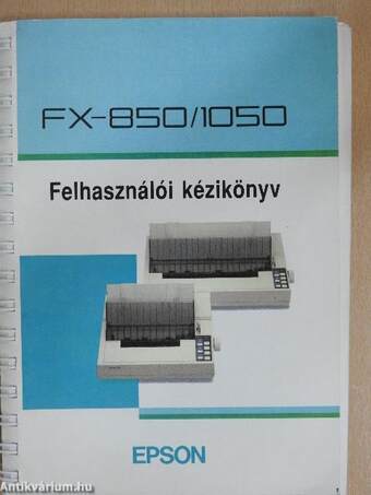 Epson FX-850/1050 Felhasználói kézikönyv