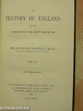 A History of England II.