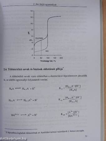 Analitikai kémiai számítások I.