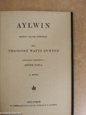 Aylwin I-III.