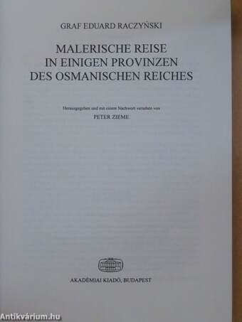 Malerische Reise in einigen Provinzen des Osmanischen Reiches