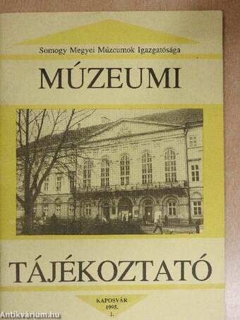 Múzeumi tájékoztató 1995/1.