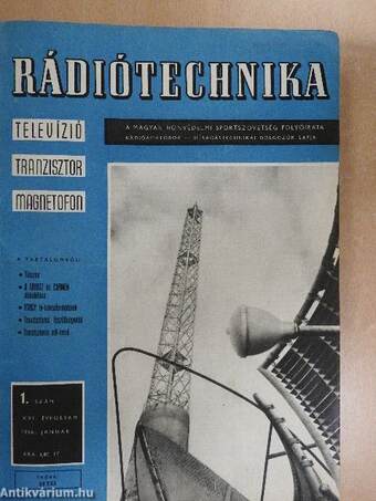 Rádiótechnika 1966-1967. (vegyes számok) (18 db)