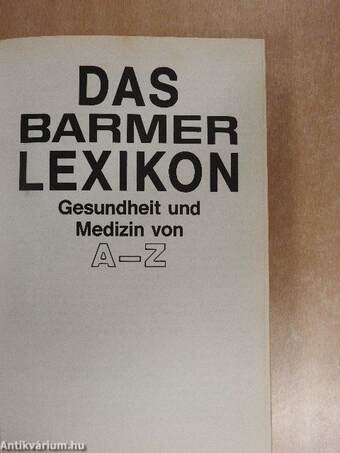 Das Barmer Lexikon