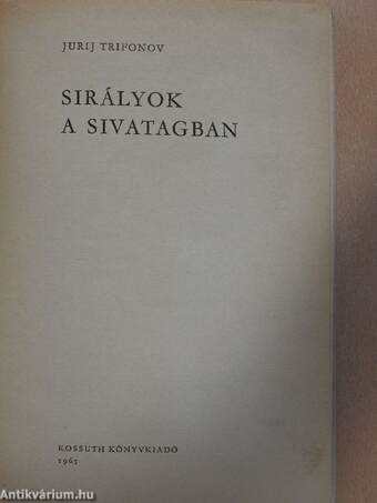 Sirályok a sivatagban