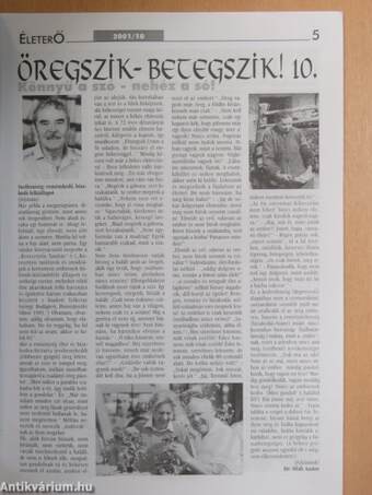 Életerő 2001. október