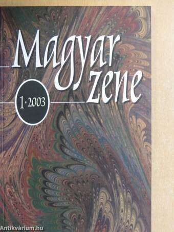 Magyar Zene 2003/1.