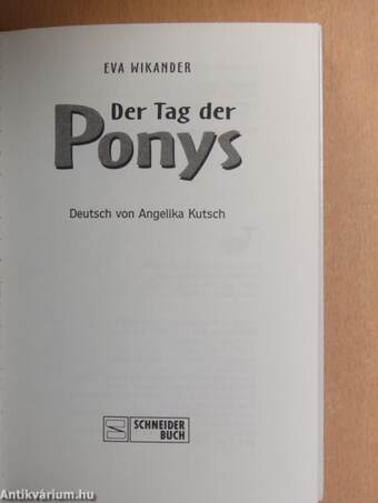 Der Tag der Ponys