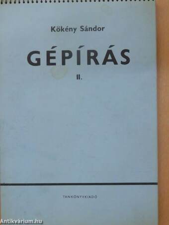 Gépírás II.