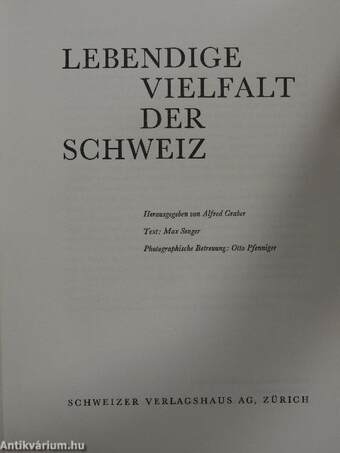 Lebendige Vielfalt der Schweiz