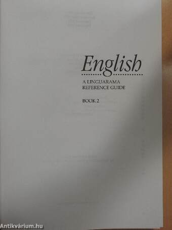 English 2. - A Linguarama Reference Guide