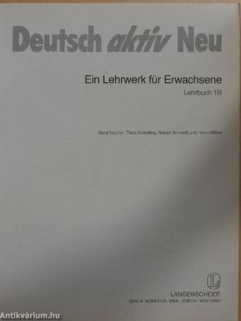 Deutsch aktiv Neu 1B - Lehrbuch/Arbeitsbuch