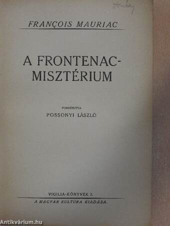 A Frontenac-misztérium