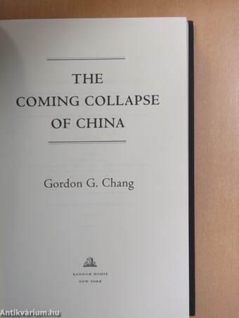 The coming collapse of China