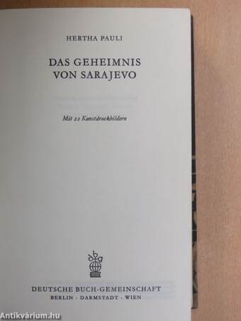 Das Geheimnis von Sarajevo