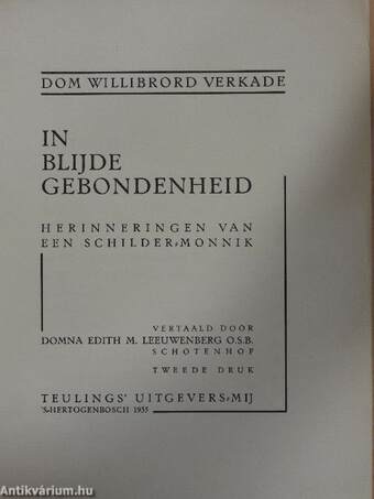 In blijde gebondenheid