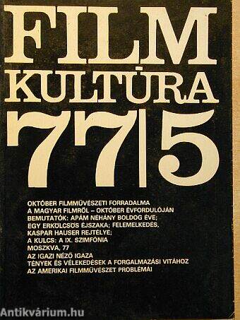 Filmkultúra 1977. szeptember-október
