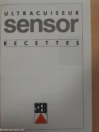 Ultracuiseur Sensor Recettes