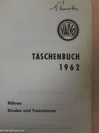 Valvo Taschenbuch 1962