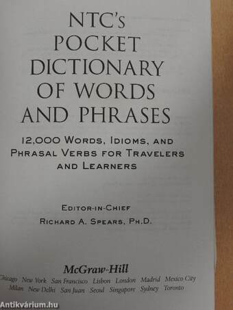 NTC's Pocket Dictionary of Words and Phrases