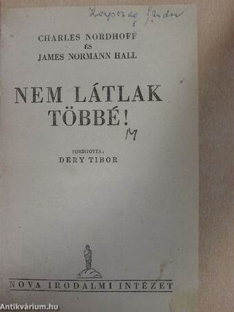 Nem látlak többé!