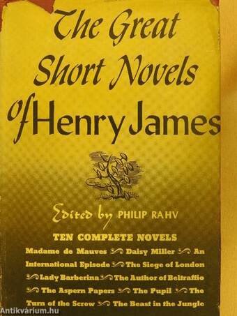 The Great Short Novels of Henry James