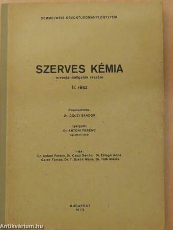 Szerves kémia II.