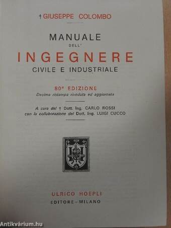 Manuale Dell'ingegnere