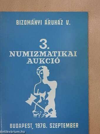 3. Numizmatikai Aukció