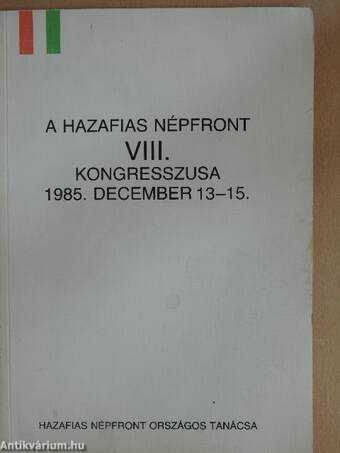 A hazafias népfront VIII. kongresszusa