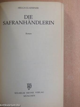 Die Safranhändlerin