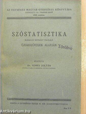 Szóstatisztika