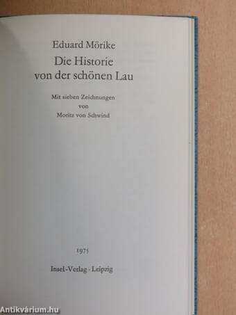 Die Historie von der schönen Lau