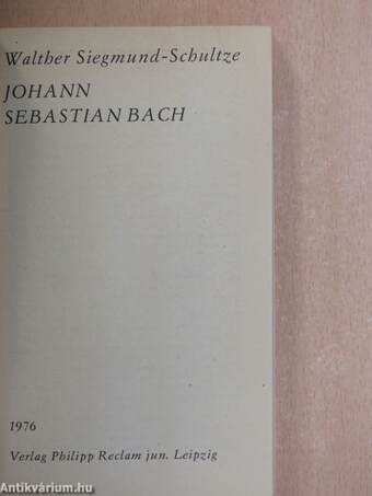 Johann Sebastian Bach