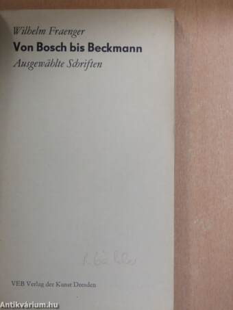 Von Bosch bis Beckmann