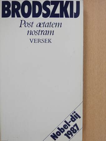 Post aetatem nostram (dedikált példány)