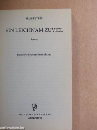 Ein Leichnam Zuviel