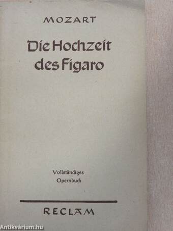 Die Hochzeit des Figaro