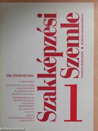 Szakképzési Szemle 2006/1.