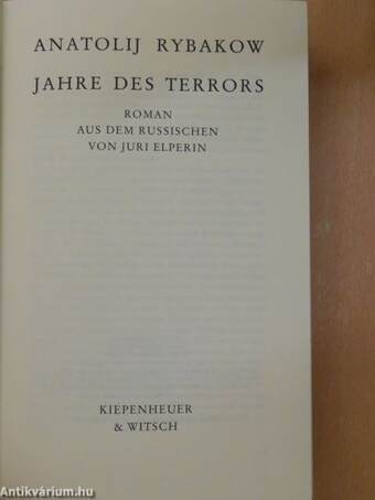 Jahre des terrors