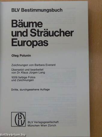 Bäume und Sträucher Europas