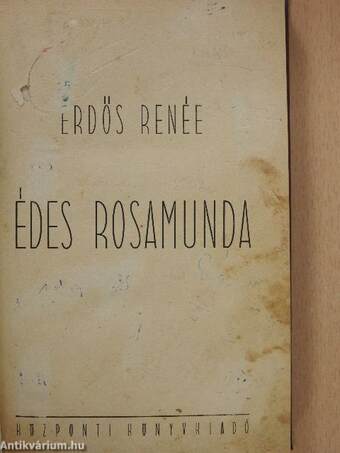 Édes Rosamunda (aláírt példány)