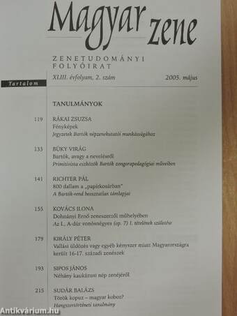 Magyar Zene 2005/2.