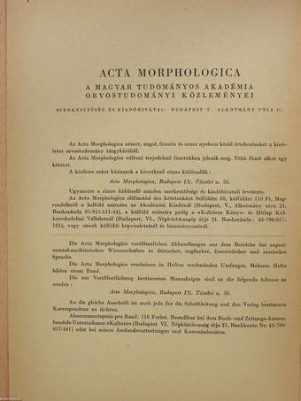 Wirkung von Janusgrün B auf Amytalascites Mäusetumoren in vitro und in vivo (dedikált példány)